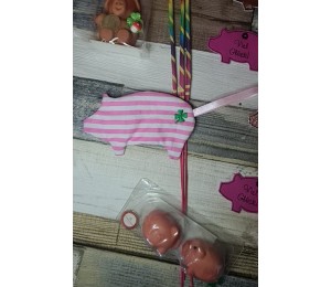 Stickserie ITH - Glücksschwein Schwein gefüllt